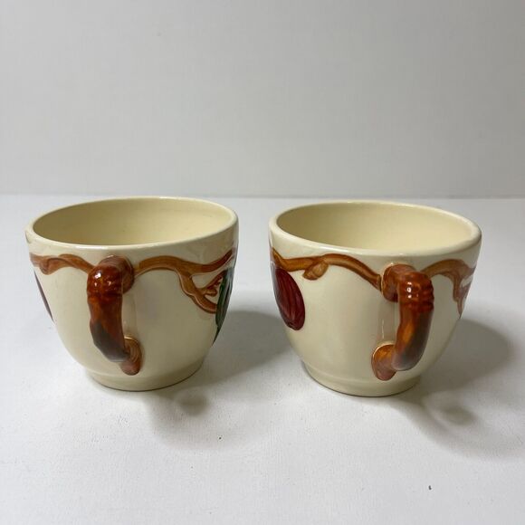 Set of Vintage Franciscan Drinkwear 2 Tea Cups & 2 Saucers Plates USA/England - Picture 4 of 16